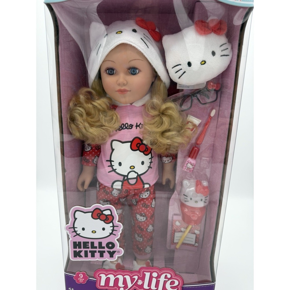 My Life As Hello Kitty Pajama Party Poseable Collector Doll Blonde NEW Sealed